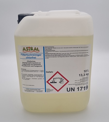 ASIRAL Filtertuchreiniger 10 lt chlorfrei