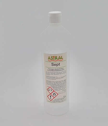 ASIRAL SEPT 1 lt alkoholisches Oberflächendesinfektionsmittel