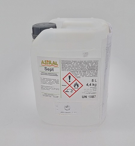 ASIRAL SEPT 5 lt alkoholisches Oberflächendesinfektionsmittel