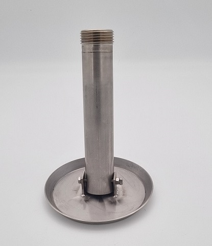 Abziehpilz / Tellerabsaugung beweglich rostfrei 5/4″ WAG