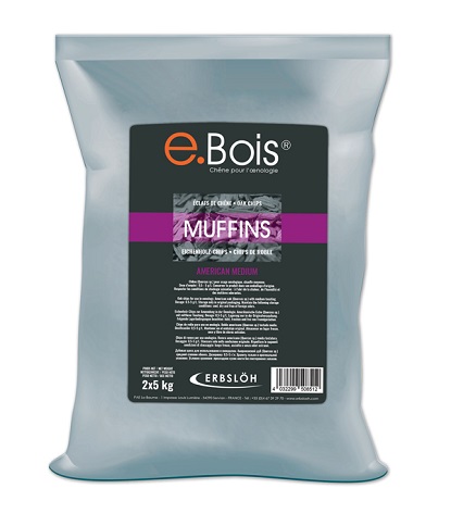 Erbslöh e-Bois Muffins 5 kg Infusionbag Amerikanische Eiche