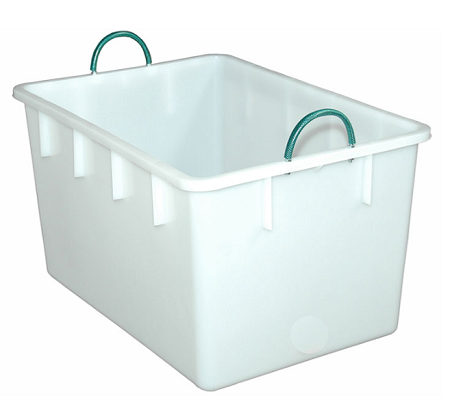 Wanne 220l weiß mit Griffen