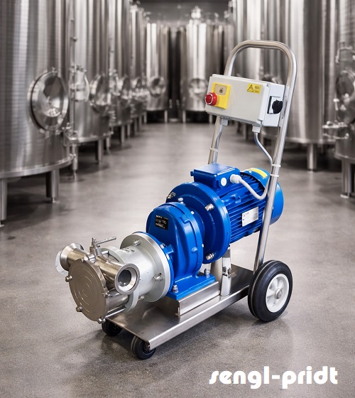 Zambelli Pumpe T 250; liegend; 2 Geschwindigkeiten am Motor