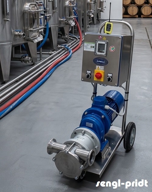 Zambelli Pumpe T 180 mit Frequenzumformer und Funkfernsteuerung