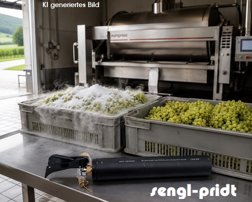 Schneerohr CO2 Handschneedüse aus Kunststoff mit Schnabelventil