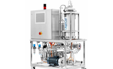 CO2 Membransystem Slider Ein CO2 Membransystem auf weißem Hintergrund