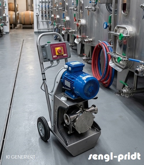 Zambelli Pumpe T 180; Wein- und Maischepumpe; Exklusiv 2GS