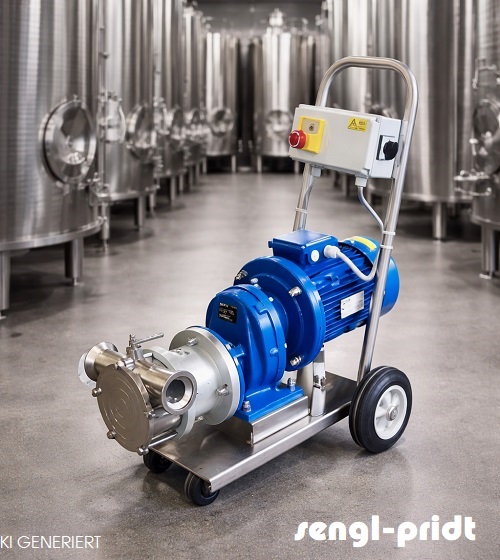 Zambelli Pumpe T 250; liegend; 2 Geschwindigkeiten am Motor