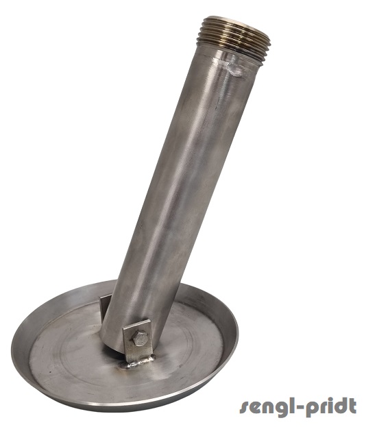 Abziehpilz / Tellerabsaugung beweglich rostfrei 5/4″ WAG
