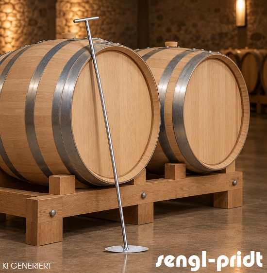 Batonnage Rührer 500er – Barriquerührer mit Klappflügel